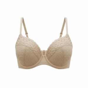 Shade & Shore Beige Lace Underwire Bra